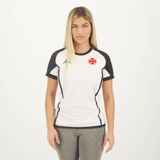 Camisa Kappa Vasco Supporter Basic Feminina Branca em Oferta na Shopee