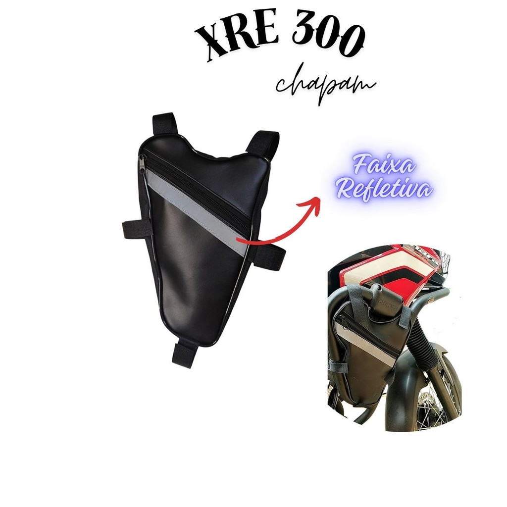 BAG ALFORGE FRONTAL MOTO Acessórios 1par XRE 300 SUP/CHAPAM