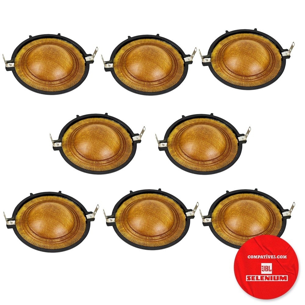 8x Reparo Driver Compatível JBL Selenium D 200 Corneta 8 Ohms Qsd 20 100w em Oferta na Shopee