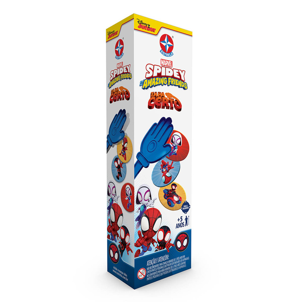 Jogo Tapa Certo - Spidey - Brinquedos Estrela