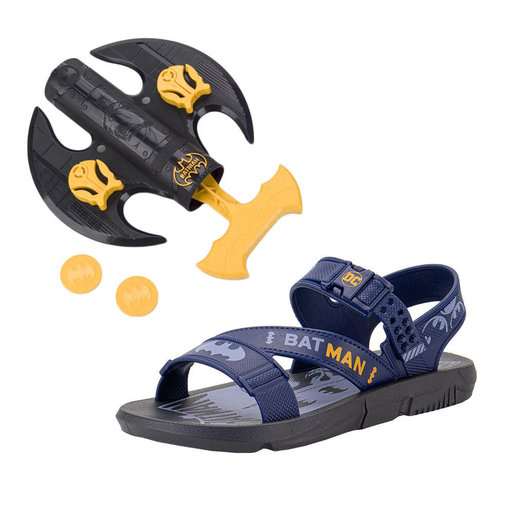 Kit Papete Infantil Batman E Lançador Grendene Kids 23111