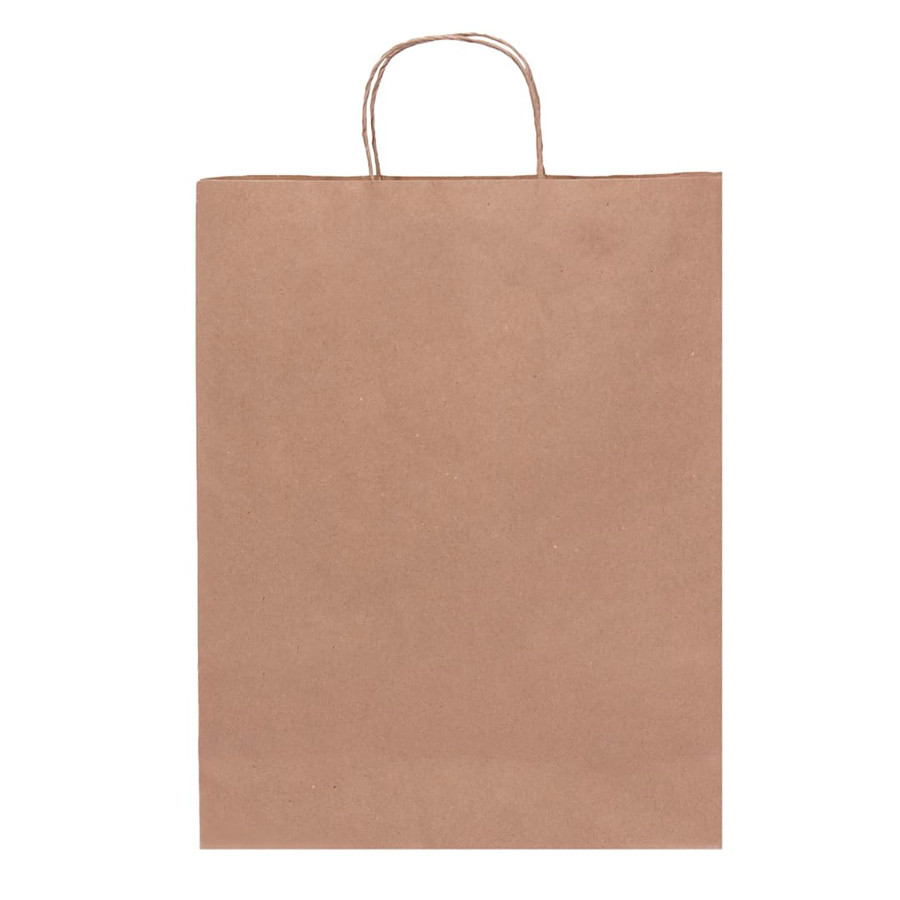 Sacola de Papel - 30,5x11,5x30,5cm - Kraft - Ref.0077 - 10 unidades - WMA - Rizzo