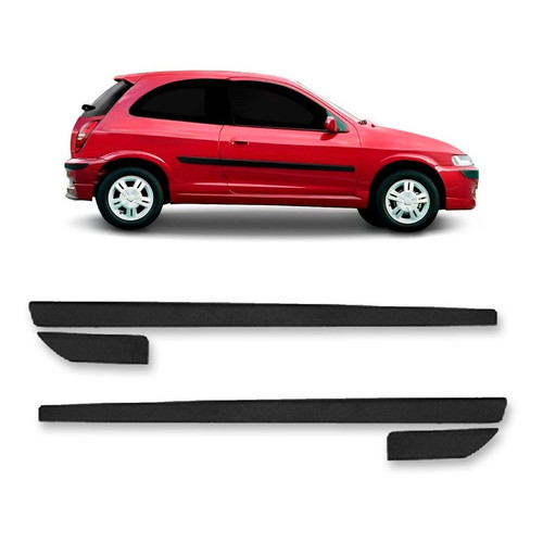 Jogo Friso Lateral Celta 2pts 2001 02 03 04 2005 4pcs Preto em Oferta na Shopee