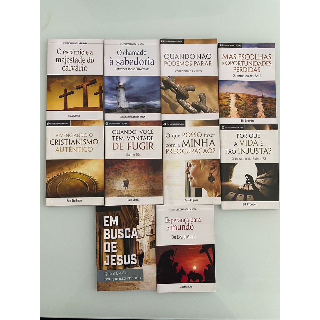 KIT Com 50 Livretos Cristãos com Diversos temas | Sortidos | PÃO DIÁRIO
