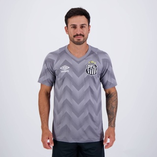 Camisa Umbro Santos Goleiro 2024 Cinza em Oferta na Shopee