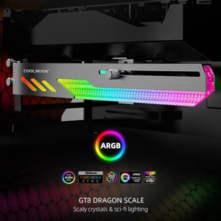 Suporte De Placa De Vídeo Personalizado GT8 Gráfica Horizontal 5V 3Pin ARGB GPU VGA Titular Desktop Caso PC Acessórios D em Oferta na Shopee