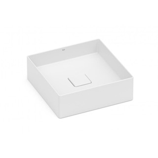 Cuba de Apoio Quadrada Sem Mesa Terra T4 Blanco Mate  Roca 35x35cm em Oferta na Shopee