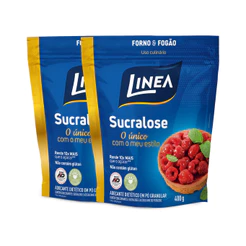 Kit 2 Adoçantes Culinários Sucralose Linea 400g
