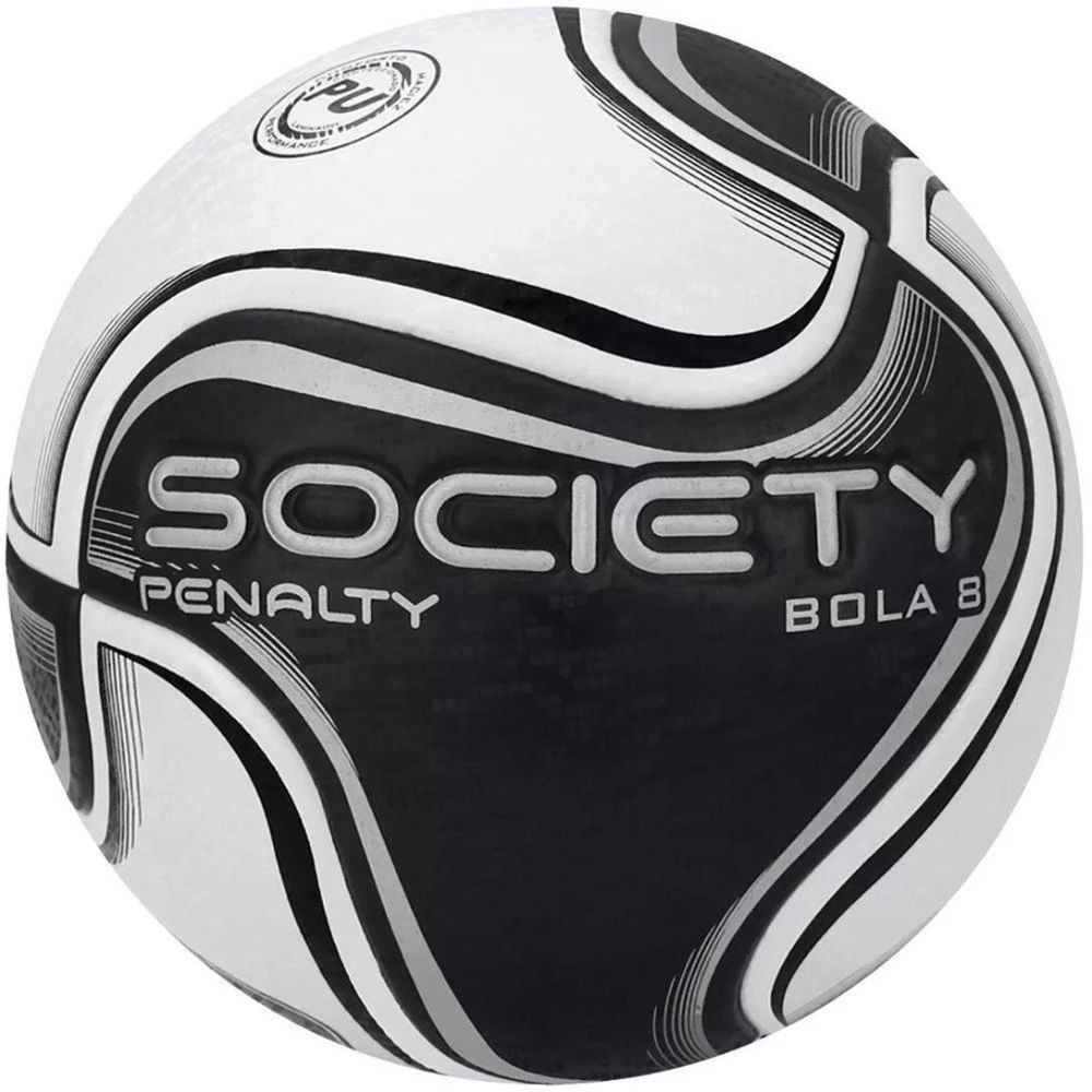 BOLA PENALTY SOCIETY 8 X BRANCA E PRETA
