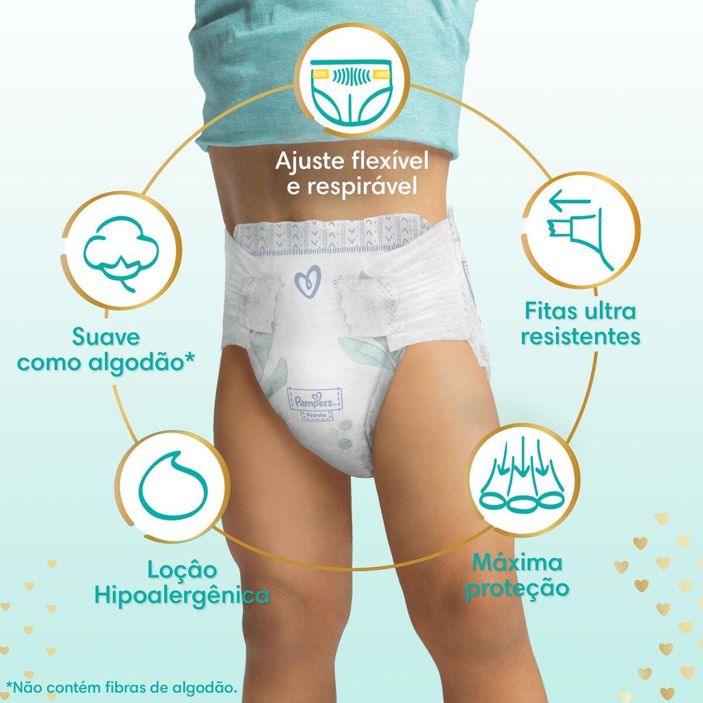 Fralda Pampers Premium Care Topíssima XXXG com 104un · foto 2