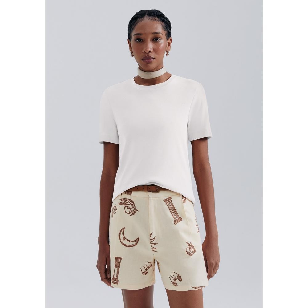 Blusa Feminina Manga Curta Hering - Women Clothes