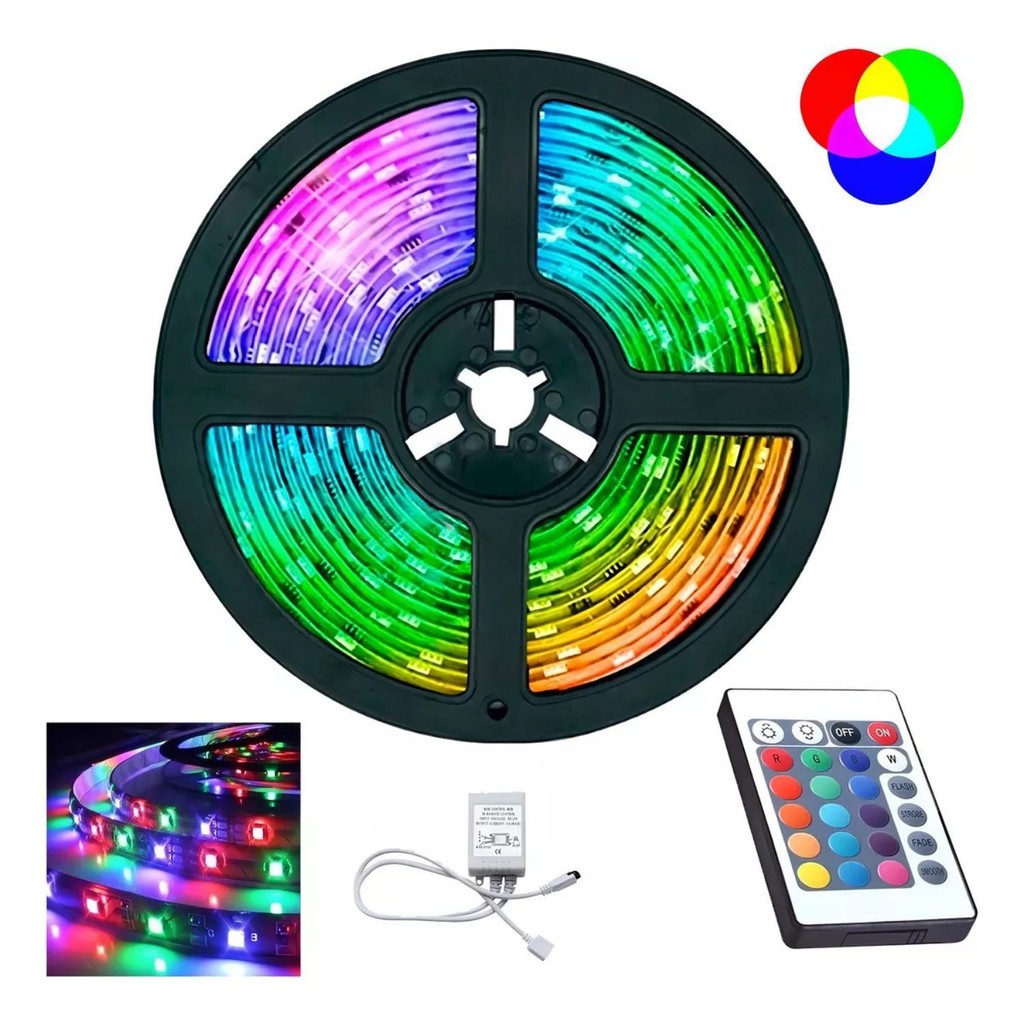 Fita de LED Strip Light RGB 5m BACKGROUND SMD 2835 5V