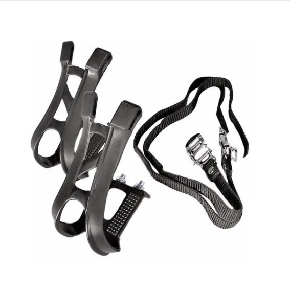 Firma Pé De Nylon Com Correia Pedal De Bicicleta E Spinning