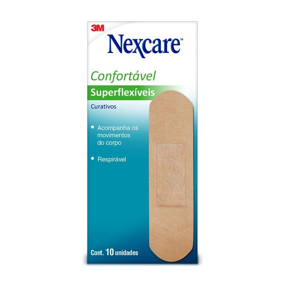 Curativos 3M Nexcare Superflexiveis C/10Un em Oferta na Shopee