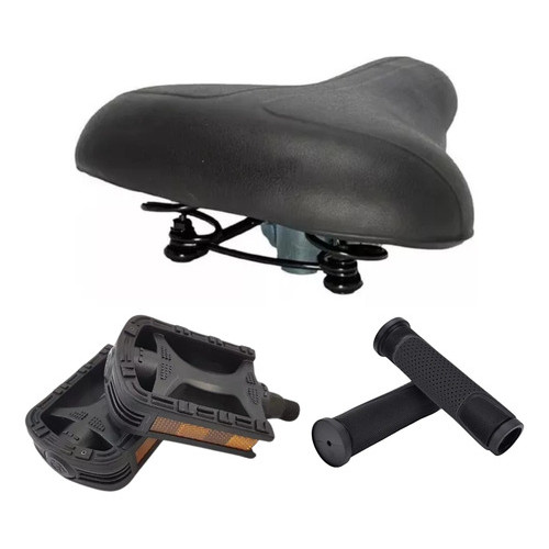 SELIM 2 MOPLAS PACO + PEDAL BICOLOR ROSCA GROSSA + MANOPLA GTA BICOLOR