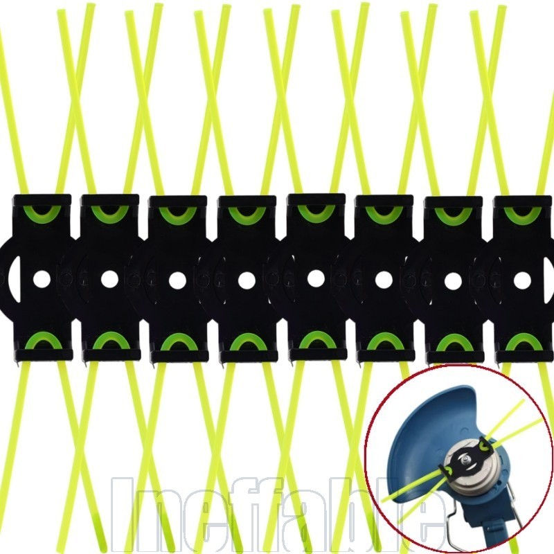 20 Peças De Cordas De Capina De Nylon-Alta Resistência , Resistente Ao Desgaste-Corda De Corte De Grama Poda De Ervas Da em Oferta na Shopee