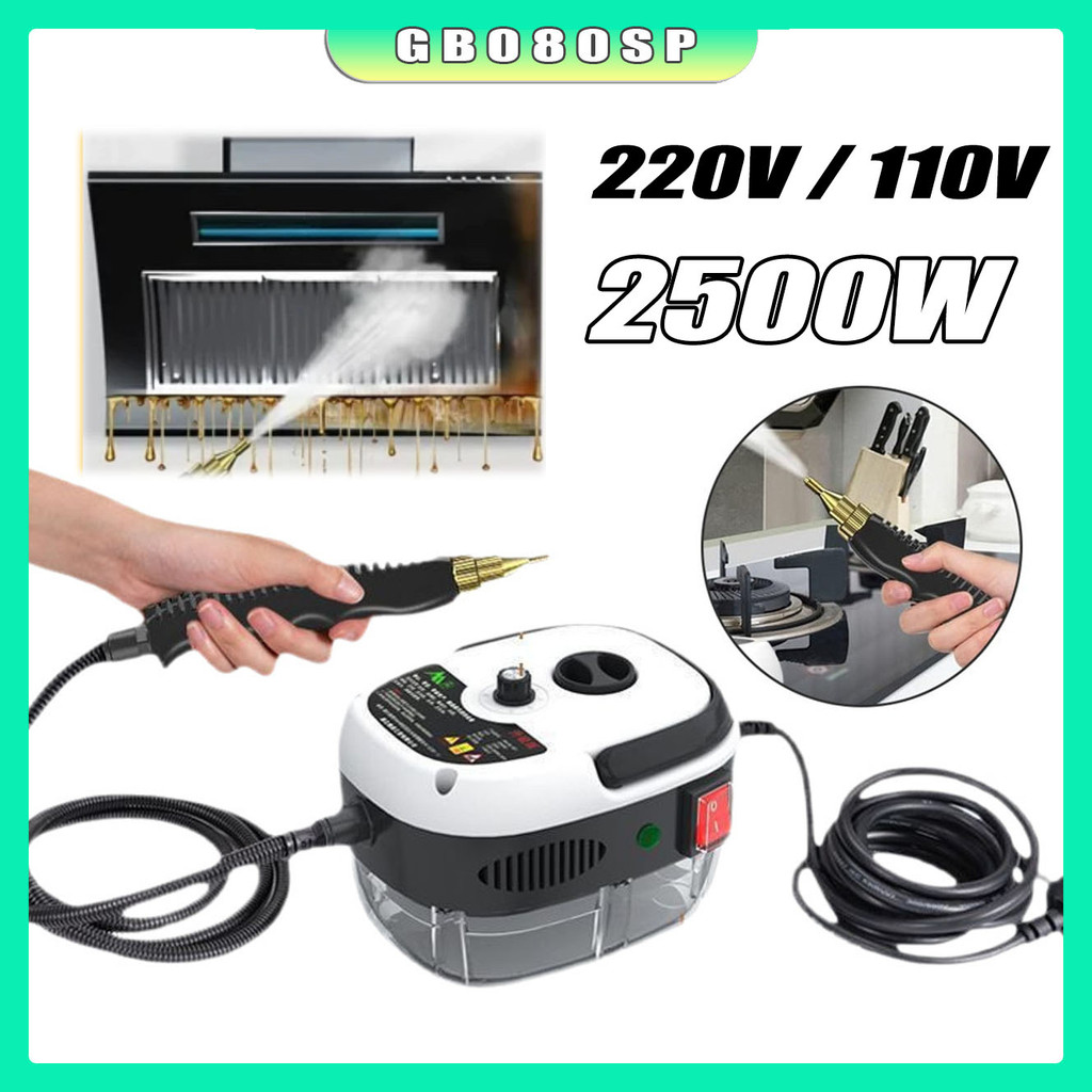 Limpador A Vapor 2500w Portátil Vaporizador Para Case Com Cabeças 110V 220V Limpeza Pressurizada