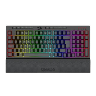 Teclado Gamer Redragon Shiva Pro 98, RGB, Membrana, Preto, K515RGB-PRO-PT em Oferta na Shopee