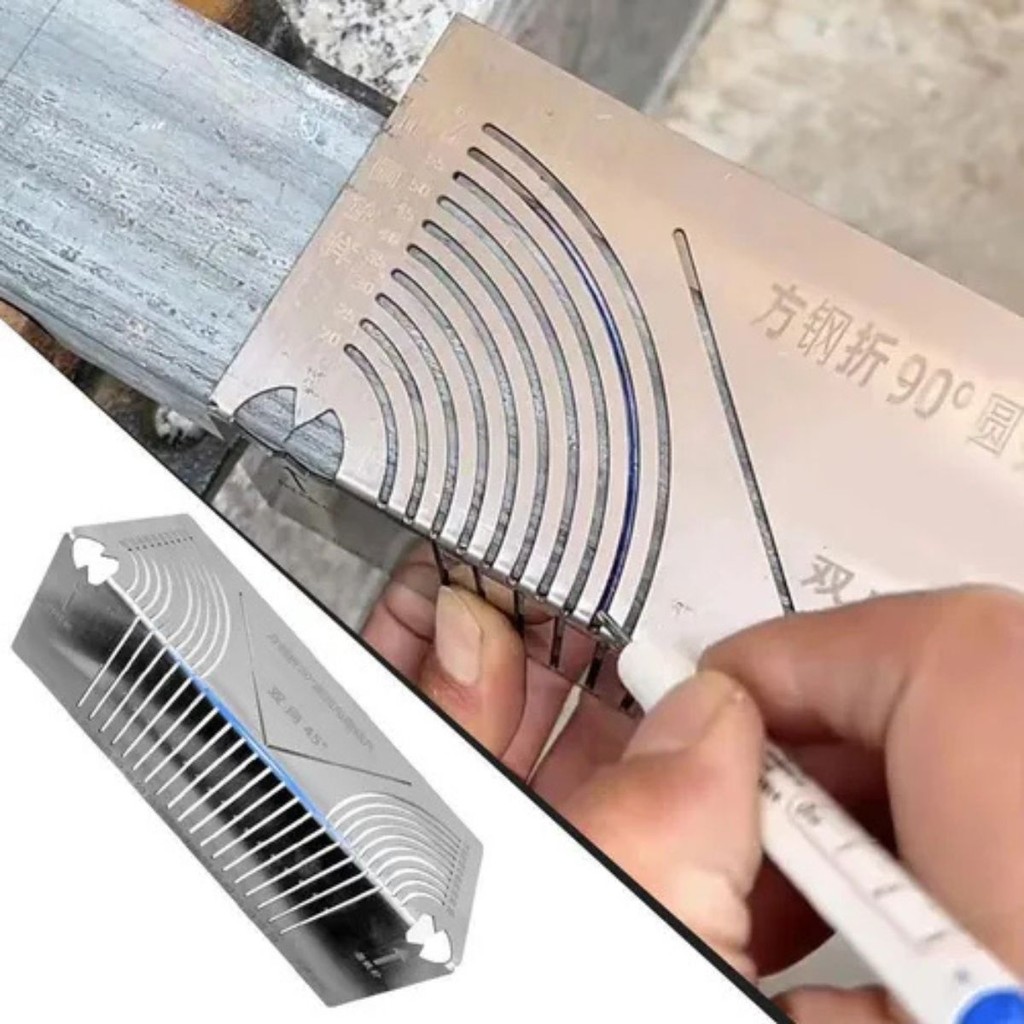 Ferramenta De Marcação De Angulos Arredondados Profissional em Oferta na Shopee