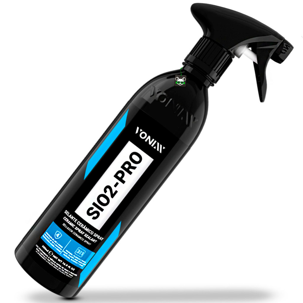 Selante Ceramico Spray Sio2 Pro Manutenção Vitrificador Pintura Brilho Proteção 500ml Vonixx