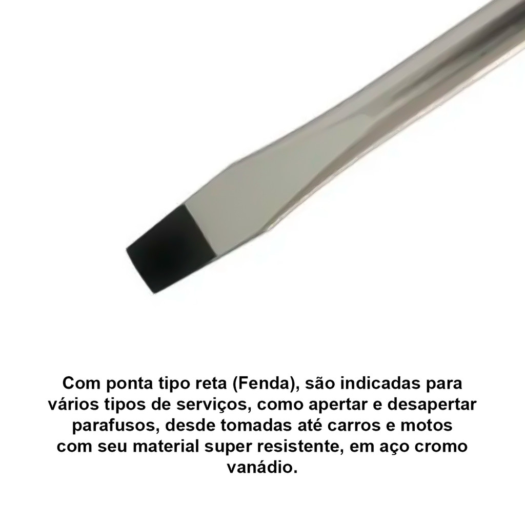 Detalhes do Chaves Fenda Original ROBUST Vários Tamanhos Medidas A Escolha Aço Cr-V Profissional Multiuso