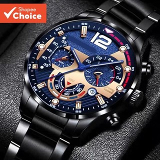 Relógios De Luxo Masculinos Pulseira De Ouro Aço Inoxidável Quartzo Calendário Relógio Pa…