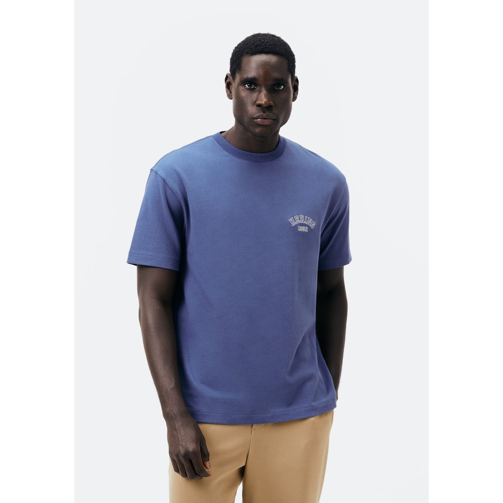 Camiseta Unissex Relaxed Manga Curta Com Bordado - Men Clothes