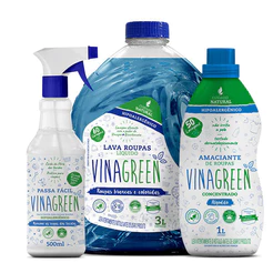 Kit Lavanderia Perfumada Vinagreen - Algodão