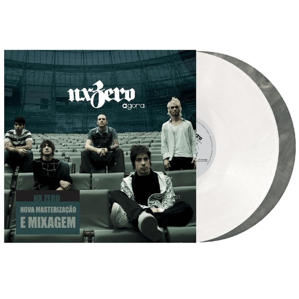 Vinil NX Zero - Agora (2LP Cinza e Branco / Nova mixagem) - Hobbies & Collections