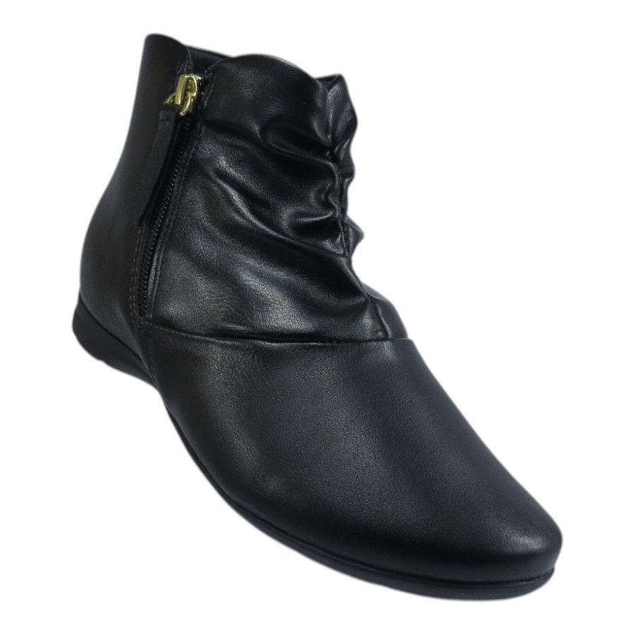Bota Cano Curto Feminina Comfortflex 2491302 em Oferta na Shopee