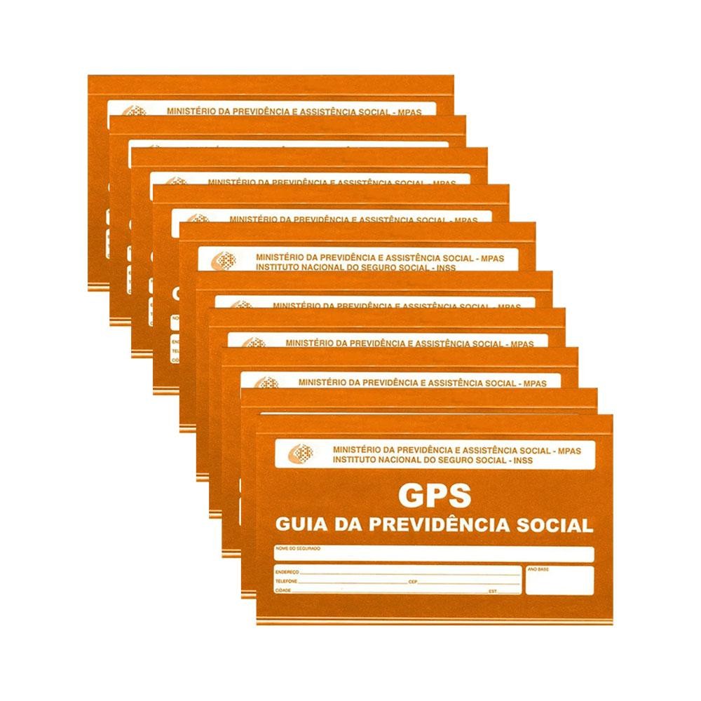 Carne Gps Guia da Previdência Social 10 Unid Animativa em Oferta na Shopee