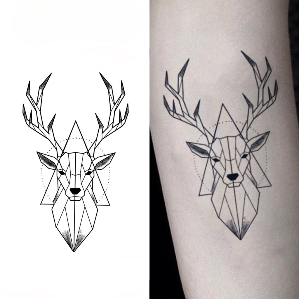 Tatuagem Temporária Elk, Nova Tecnologia Mágica, À Prova D'Água, Dura 2 Semanas, Tatuagem Semi-Permanente, Adesivo de Ta