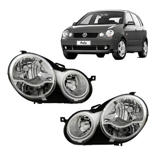 Par Farol Polo 2003 2004 2005 2006 Modelo Original