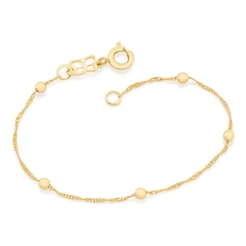 Pulseira Infantil Formada Com Bolas Rommanel 551202