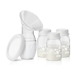 Kit Coletor de Leite Materno com 3 frascos 120ml - Lillo
