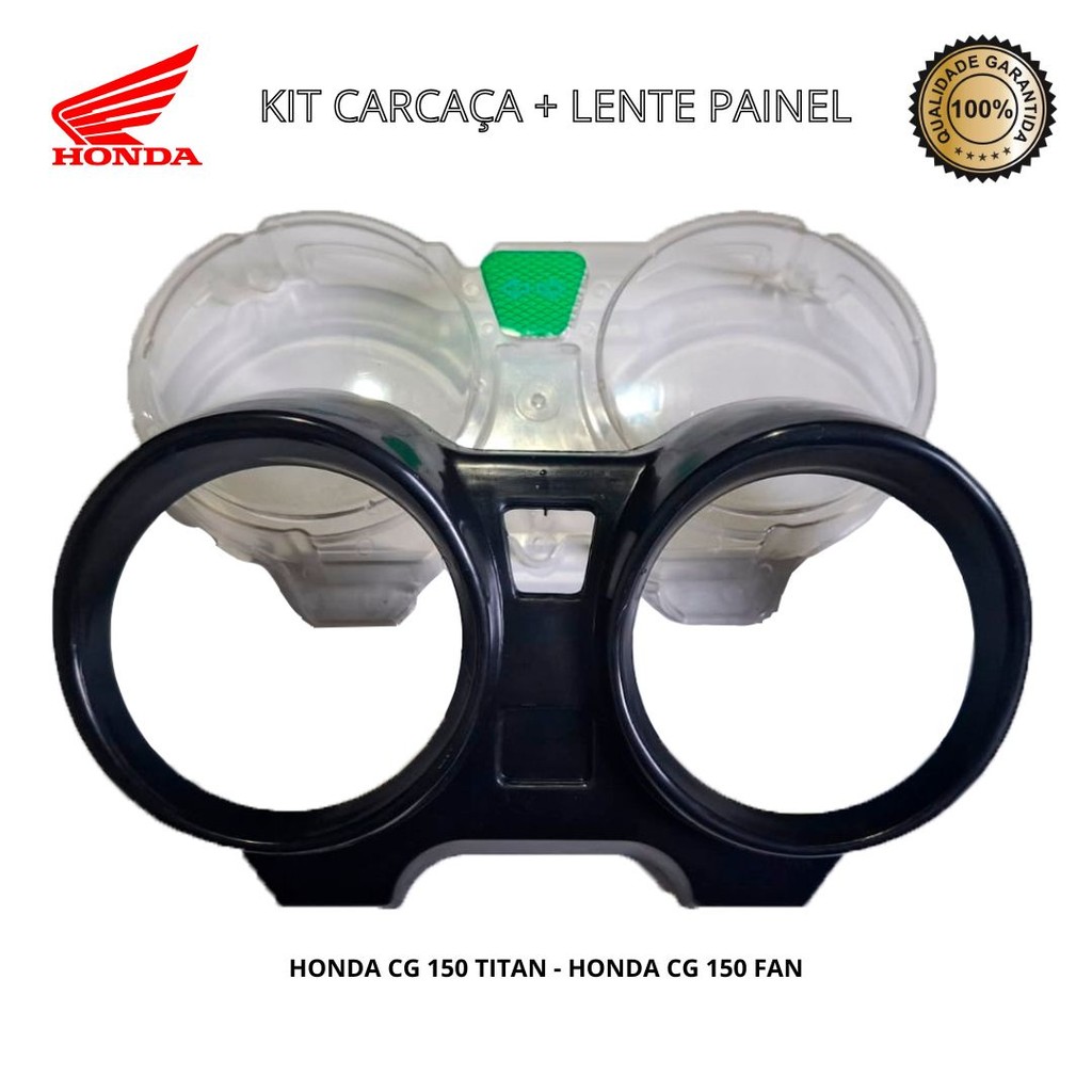 Kit Carcaça + Lente Painel Titan 150 Até 2008 Fan 150 09-13