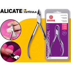 Alicate de Cutícula 777 Professional Aço Inox Mundial