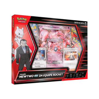 Box Coleção Mewtwo EX da Equipe Rocket - Pokémon em Oferta na Shopee