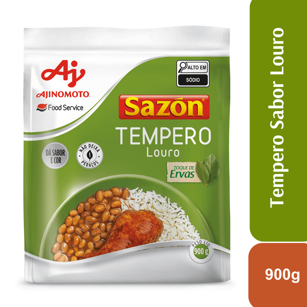 Tempero SAZÓN® Profissional de Louro e Toque de Ervas 900G em Oferta na Shopee
