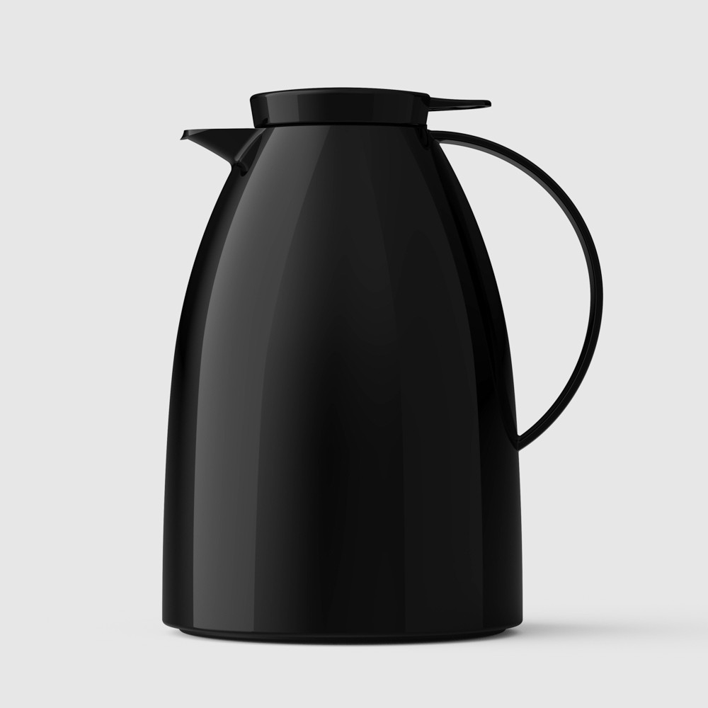 Bule Viena com Gatilho 1L Preto Invicta