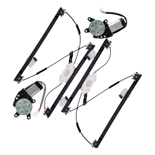 Par Maquina Elevador Vidro Eletrico Com Motor Mabuchi Gol Parati Saveiro