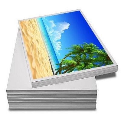 Papel Offset a4 170g Adesivo Glossy Brilho - 20 Folhas 170 gramas