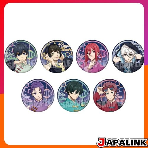 Emblemas para latas colecionáveis de anime para TV "Blue Lock" NEON China Ver. Caixa com 7 peças 【Direct from Japan】
