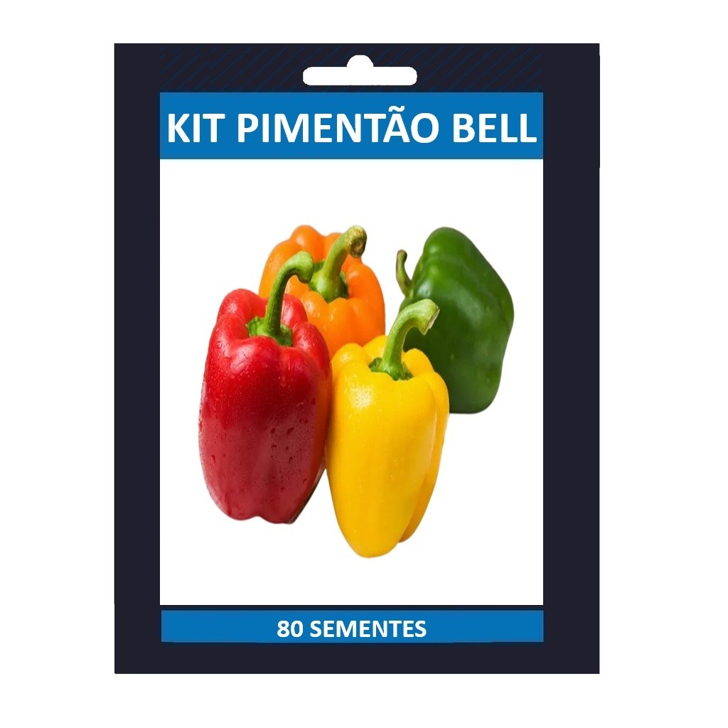 EXCLUSIVO 80 Para Sementes de Pimentão Bell Colorido o Mais Doce EXCLUSIVO T5