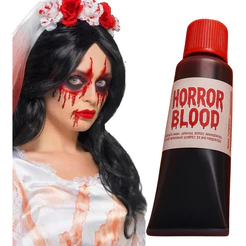 Maquiagem Sangue Falso Artificial Festa Temática Terror Halloween Pegadinha Brinquedo