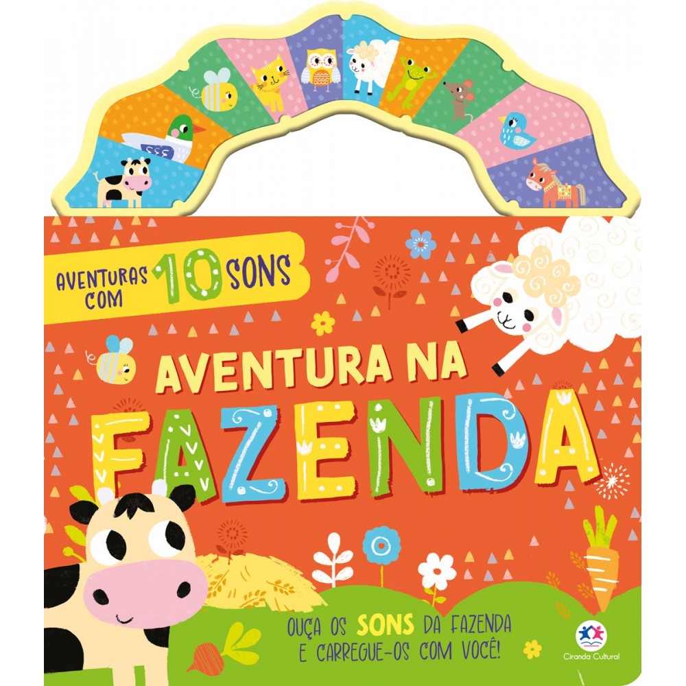 Livro Sonoro Aventura na Fazenda em Oferta na Shopee