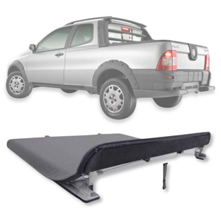 CAPOTA STRADA 1997 A 2013 CABINE DUPLA COM GANCHOS E COM ESTEPE NA CARROCERIA em Oferta na Shopee