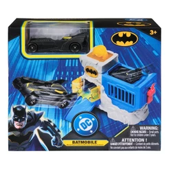 Batman - Playset Mini Batcaverna Com Pista E Batmovel