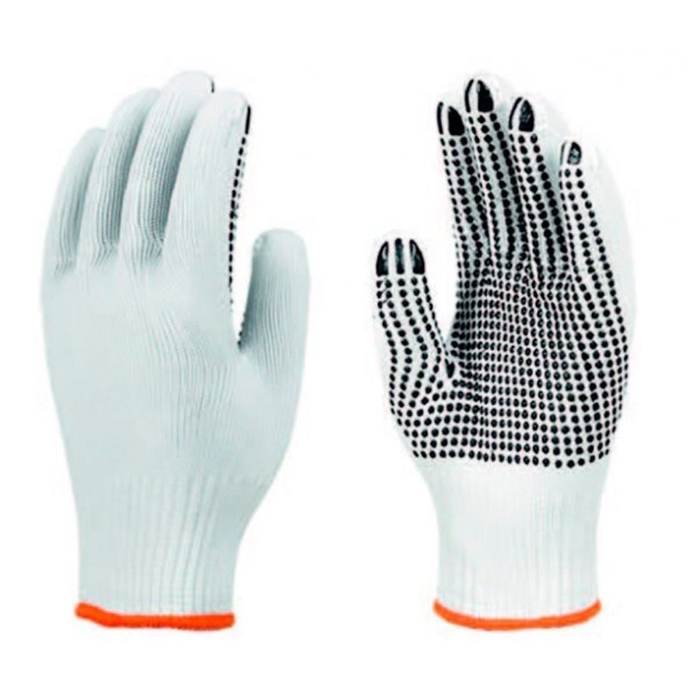 Luva Imbat Tricotada Helanca 6 Fios, Branca, Leve com Pigmento, Tamanho 9 - Embalagem com 12 Pares em Oferta na Shopee