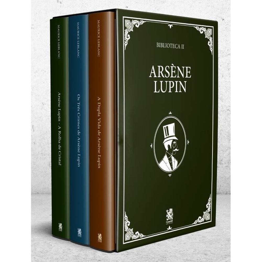 Biblioteca Arsène Lupin Volume 02 - Box com 3 Livros em Oferta na Shopee